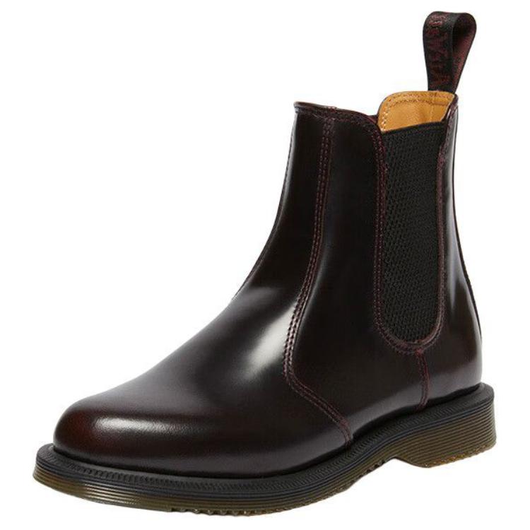 Dr.Martens Short Chelsea Boots Women's Cherry Red