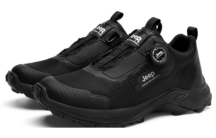 Jeep Breathable Wear-Resistant Slip-Resistant Low-Top Outdoor Shoes Men's Black купить в интернет-магазине Yoocart с быстрой доставкой по России.