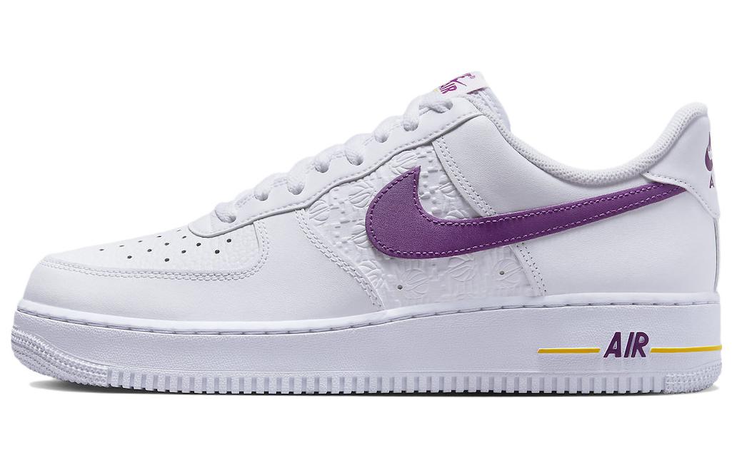 Nike Air Force 1 '07 'Embossed Hoops Lakers'