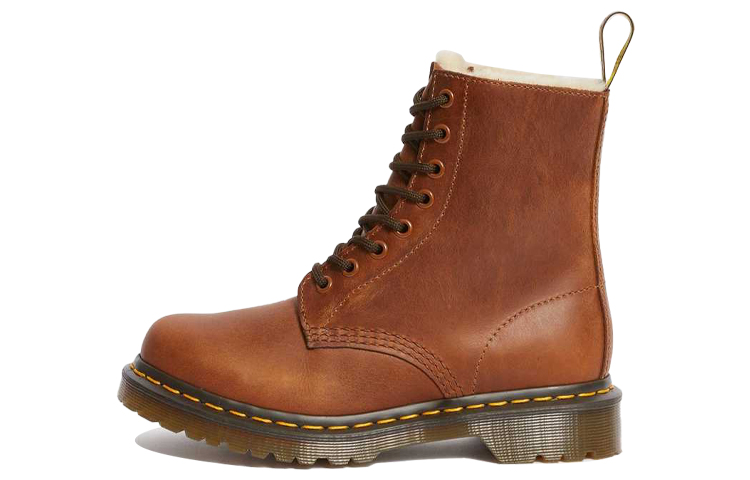 Dr.Martens 1460 Faux Fur Lined Brown Women's