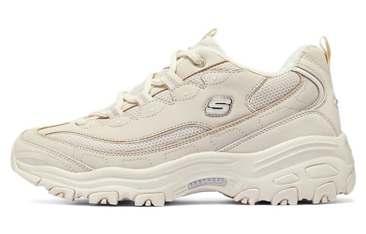 Skechers DLITES Low Top Chunky Sneakers Women's Natural