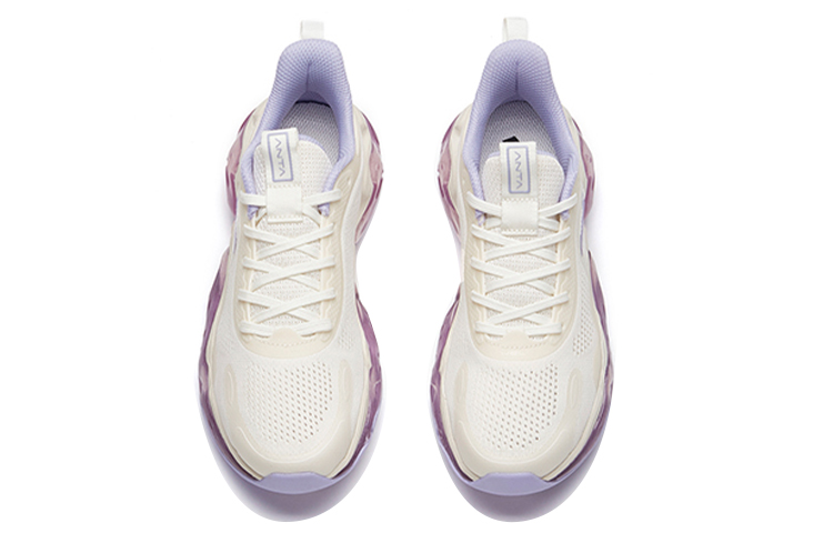 ANTA Running Shoes Women's Low top Ivory White/Light Purple купить в интернет-магазине Yoocart с быстрой доставкой по России.
