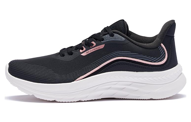 361° Shock Absorbers Slip Resistant Abrasion Resistant Low Top Running Shoes Women's Black