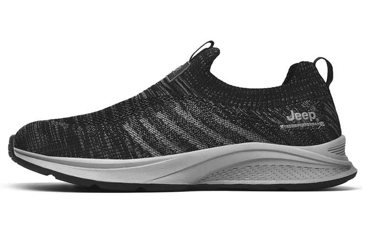Jeep Cushioning Coverage Low-Top Outdoor Shoes Men's Black