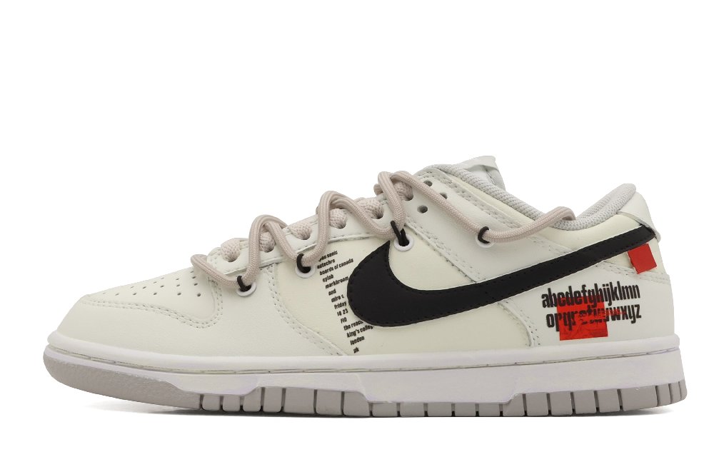 Nike Dunk Skateboard Shoes Women's Low-Top White
