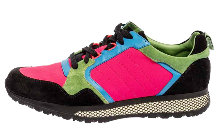GUCCI Low Top Casual Shoes Men's Green Pink Blue