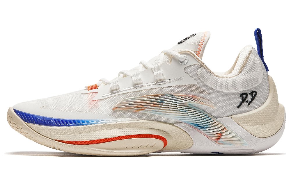 Anta Instantaneous 1 Low-Top Basketball Shoes Men's Papyrus White