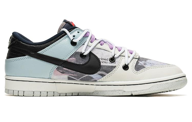 Nike Dunk Low Low-Top Skateboard Shoes Men's Gray Blue купить в интернет-магазине Yoocart с быстрой доставкой по России.