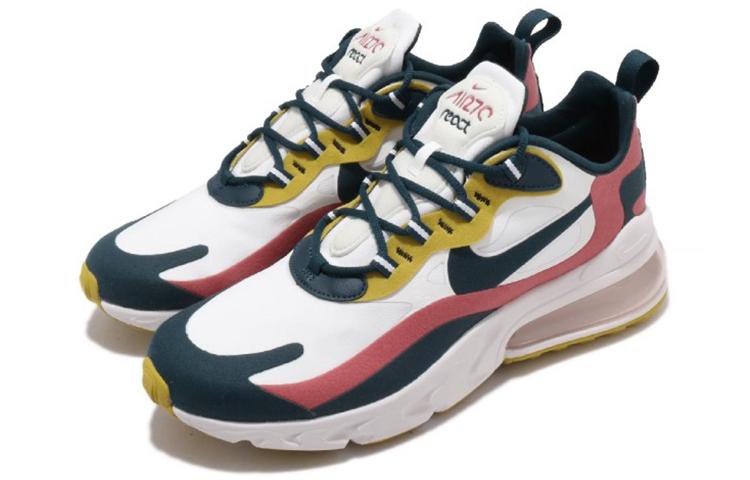 Nike Air Max 270 React White Turquoise Yellow купить в интернет-магазине Yoocart с быстрой доставкой по России.