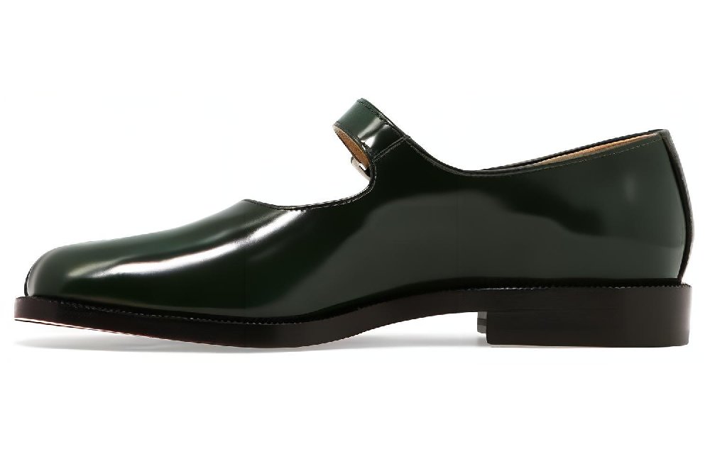 Maison Margiela Tabi Leather Mary Jane Shoes