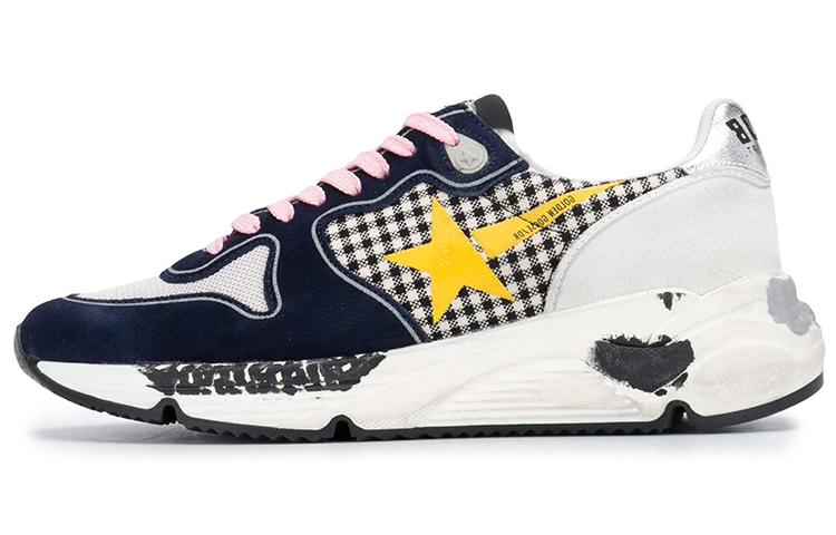 Golden Goose Running Sole Casual Shoes Women's Low-Top White/Blue