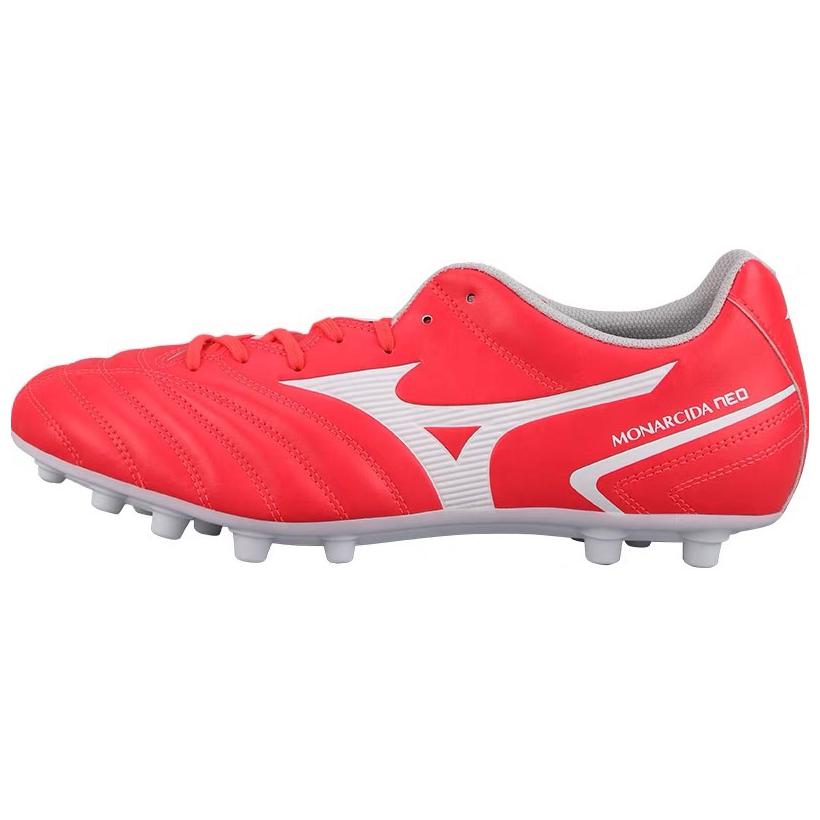 Mizuno Monarcida AG Rubber Short Studs Anti-Slip Wear-Resistant Soccer Shoes Men's Red White