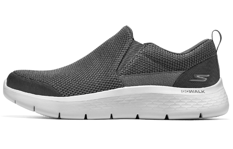 Skechers Go Walk Fle Low Top Casual Shoes Men's Gray White
