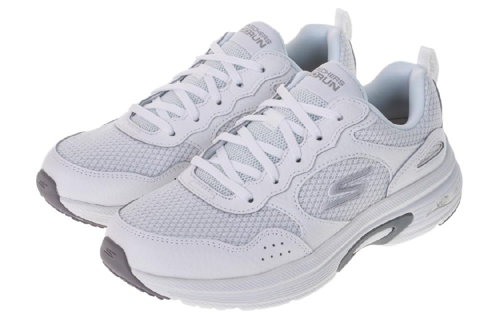 Skechers Go Run Arch Fit Cushioned Wear-Resistant Breathable Low-Top Casual Running Shoes Women's White