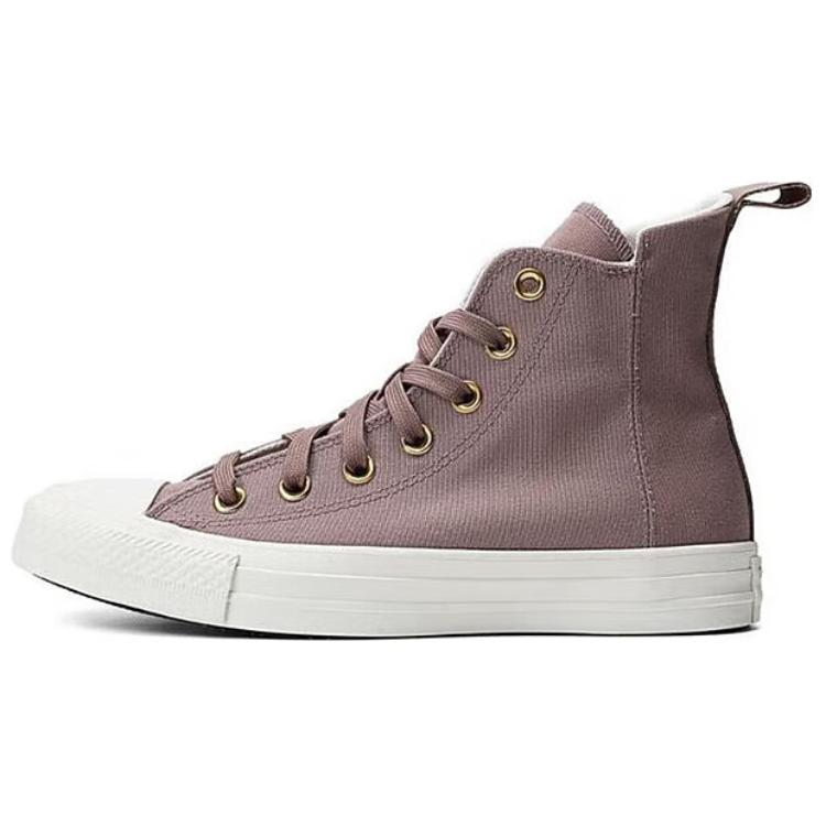 Converse High Top Canvas Shoes Unisex Taupe