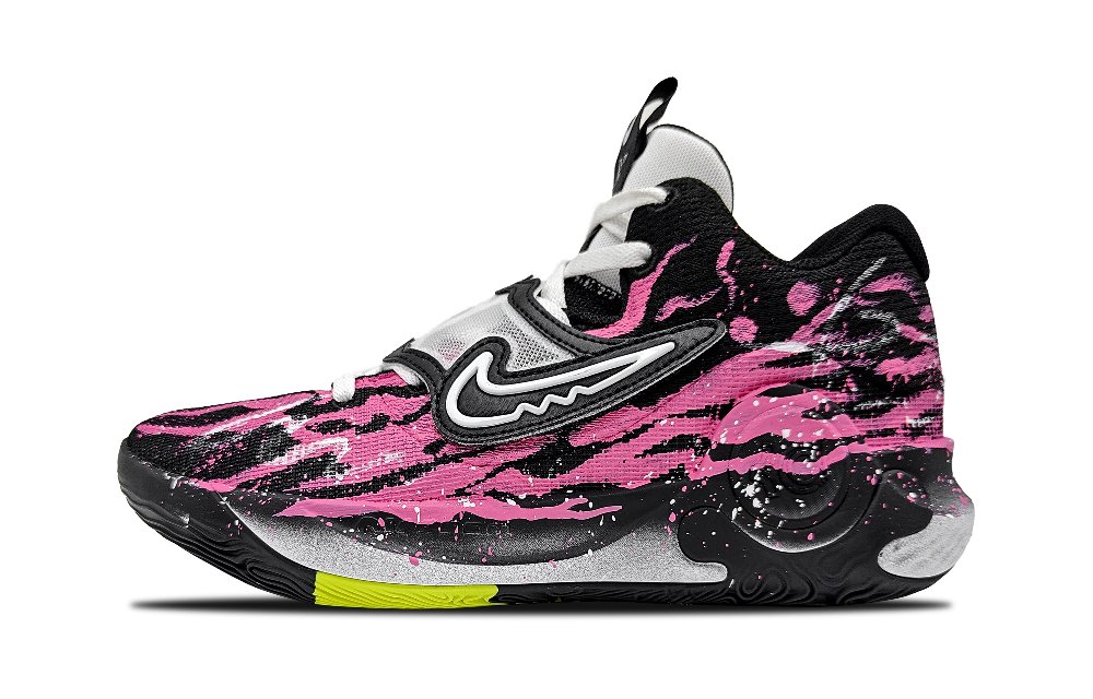 Nike KD Trey 5 X EP ST. 1 Cushioning, Wear Resistant Low Top Basketball Shoes Men's Black Pink