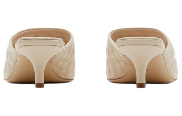 Burberry Quiet Wrap-toe Slippers Women's Ecru