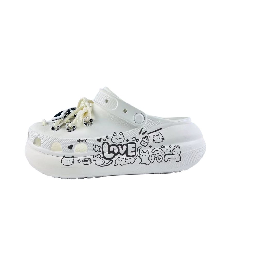 Crocs Crush Clog Clogs Unisex White