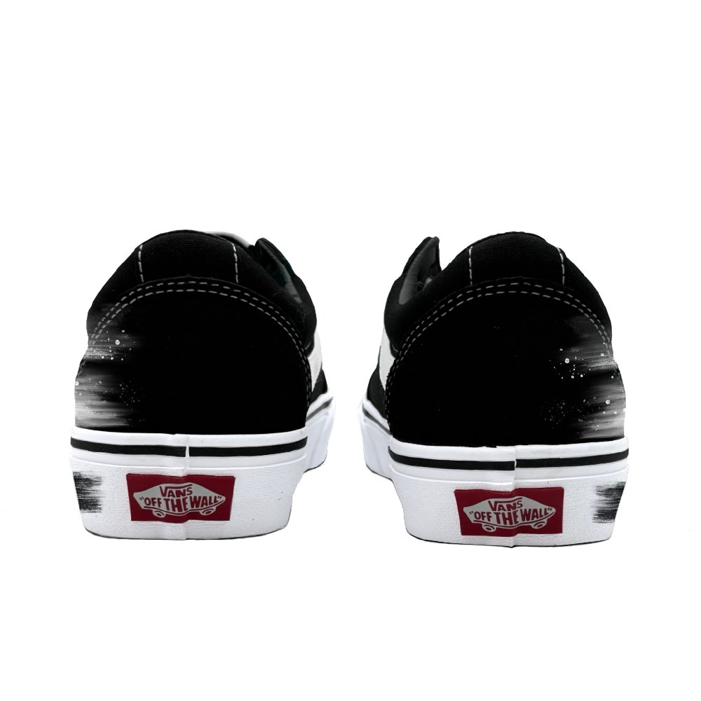 Vans Ward Abrasion Resistant Low Top Skateboard Shoes Unisex Black