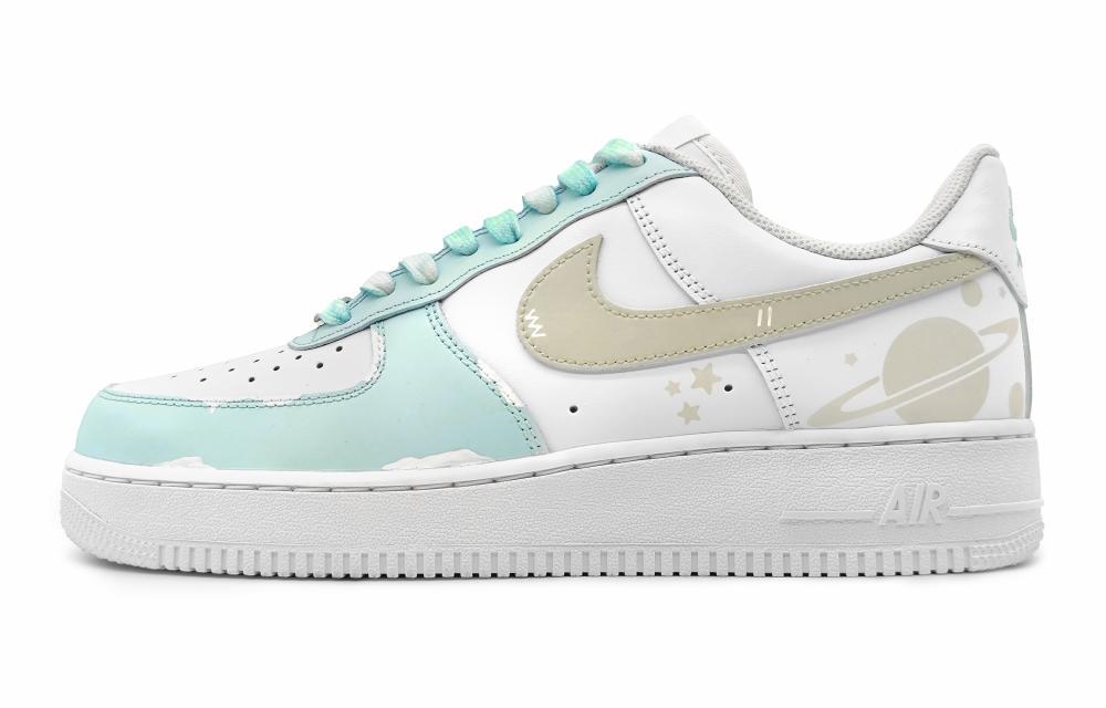 Nike Air Force 1 Low Low-Top Skateboard Shoes GS Light Green