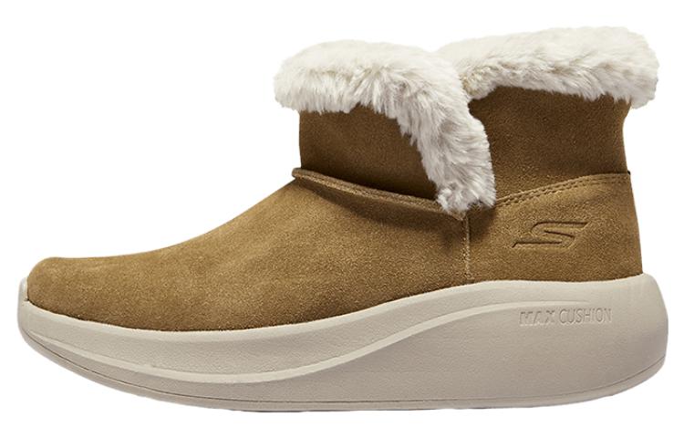 Skechers ON THE GO Warm And Wear-Resistant Ankle-Length Snow Boots Women's Yellow