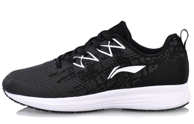 LiNing Cushioning Low Top Running Shoes Women's Ebony Black