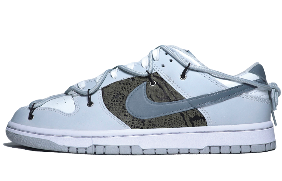 Nike Dunk Year Of The Dragon Limited Edition Skateboard Shoes Men's White Gray