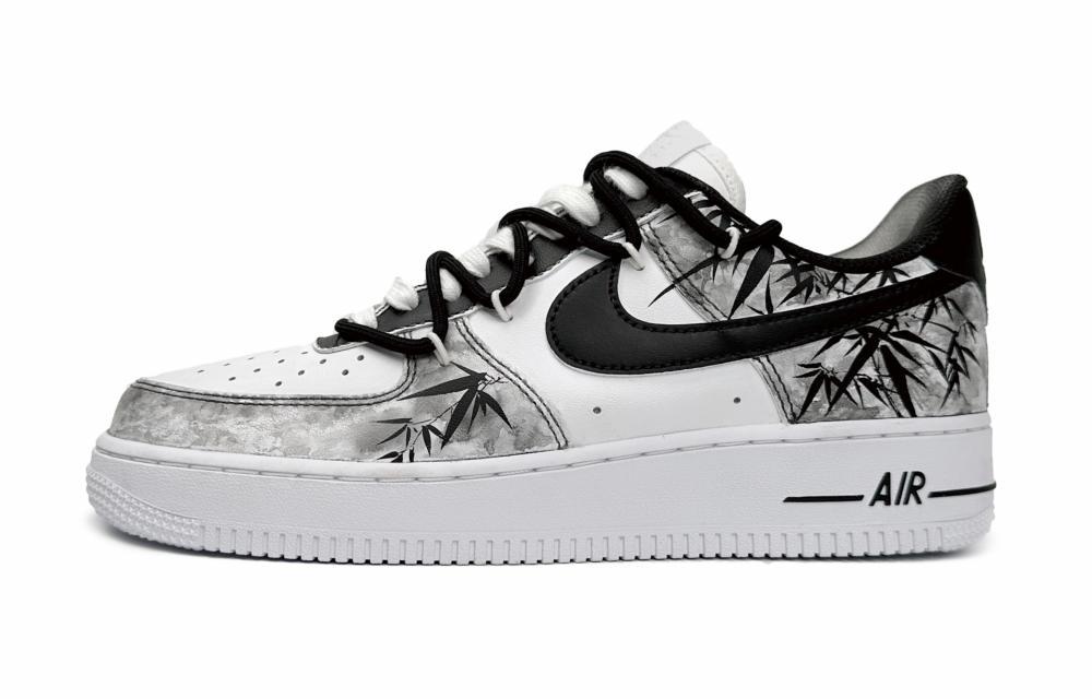 Nike Air Force 1 Coverage Warm Water-Resistant Low-Top Skateboard Shoes Unisex Black Gray White