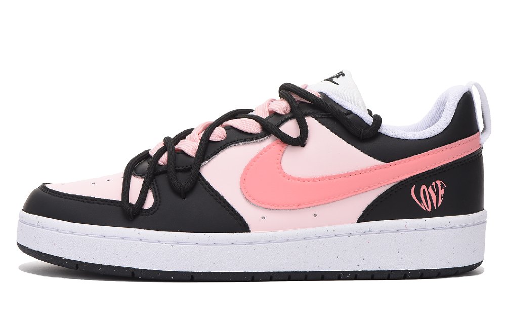 Nike Court Borough Series Skateboard Shoes Women's Low top Black