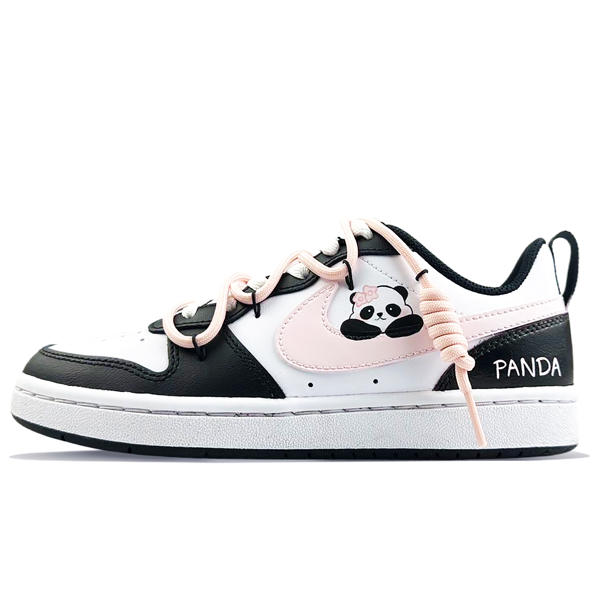 Nike Court Borough Slip-Resistant Low-Top Skateboard Shoes GS Black Pink купить в интернет-магазине Yoocart с быстрой доставкой по России.