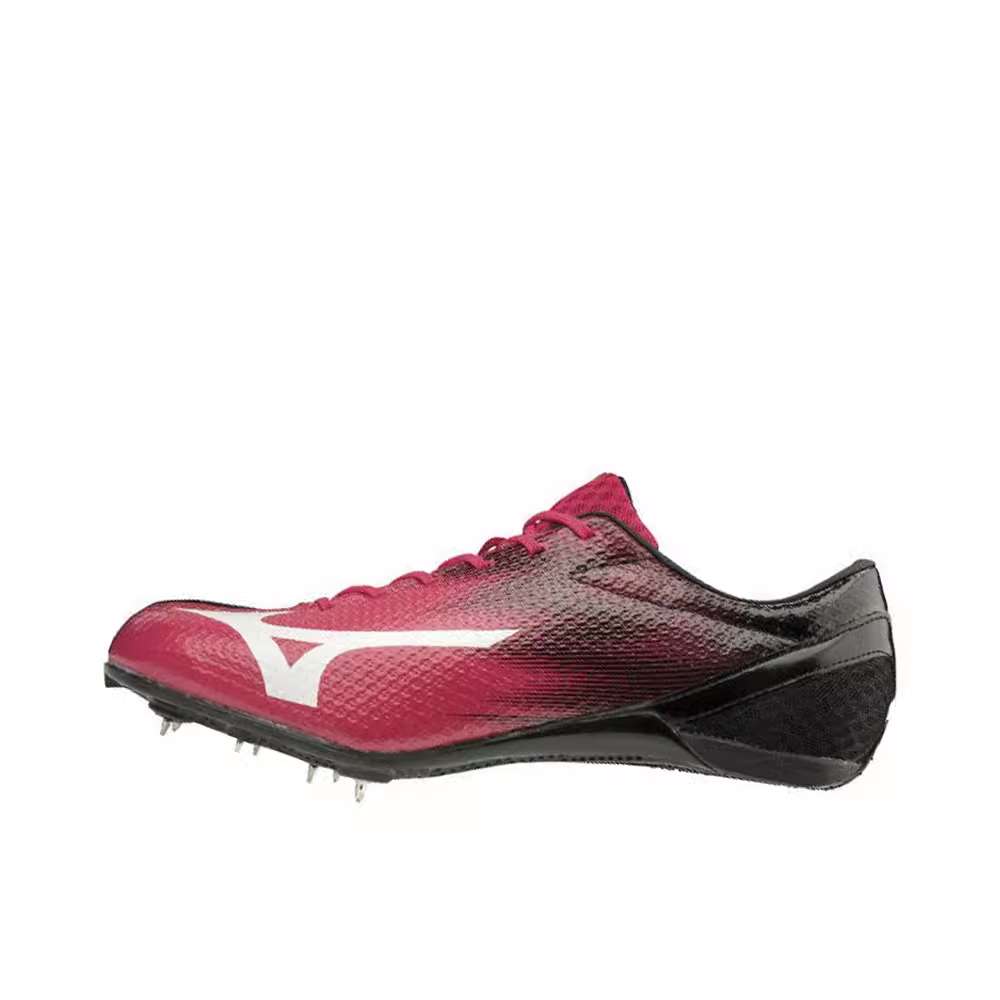Mizuno Cushioning Wear-Resistant Low-Top Running Shoes Unisex Red Black