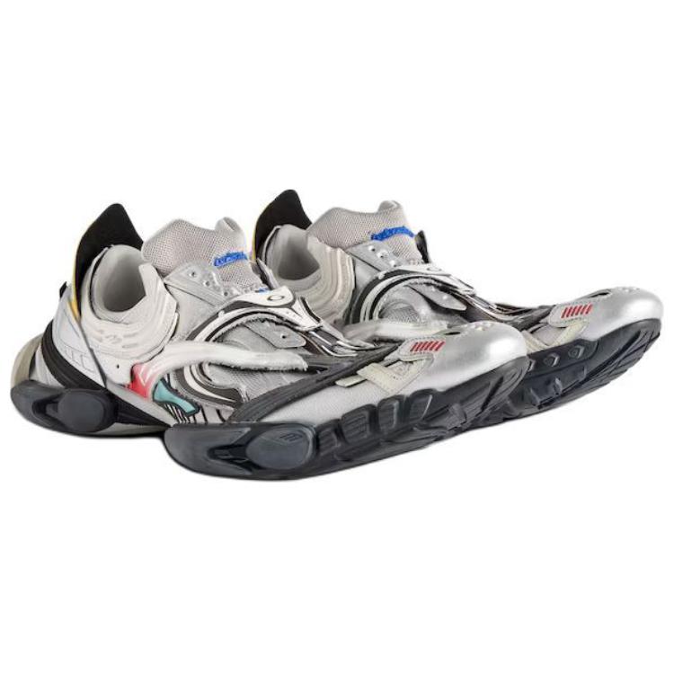 Balenciaga Low top Casual Shoes Men's Silver Black Red купить в интернет-магазине Yoocart с быстрой доставкой по России.