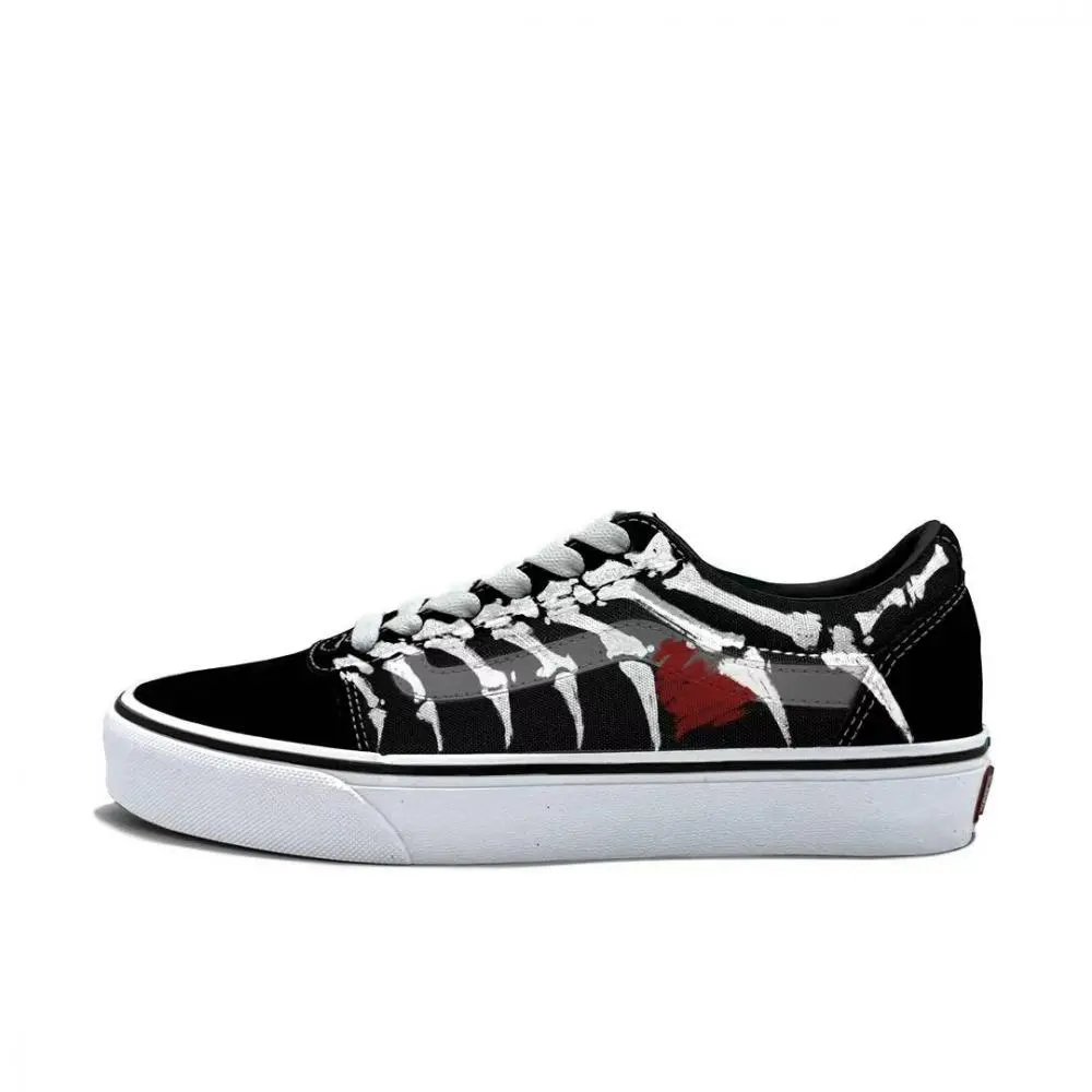 Vans Ward Abrasion Resistant Low top Skateboard Shoes Men's White
