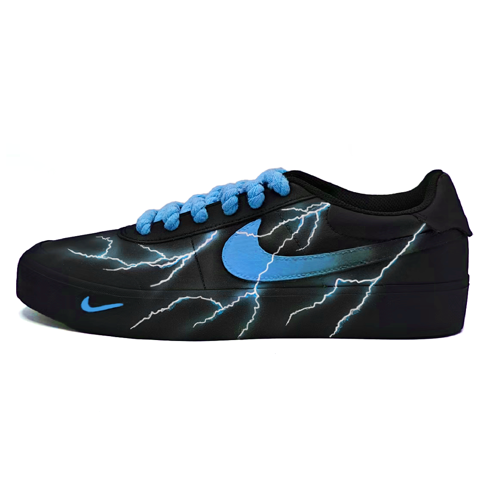 Nike Court Shot Skateboard Shoes Unisex Low Top Black, White
