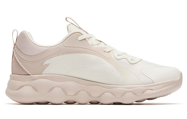 Anta Sheepskin Cushioning Anti-Slip Wear-Resistant Breathability Low-Top Running Shoes Women's White Gray купить в интернет-магазине Yoocart с быстрой доставкой по России.