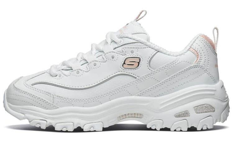 Skechers D'Lites Gs White/Pink Women's