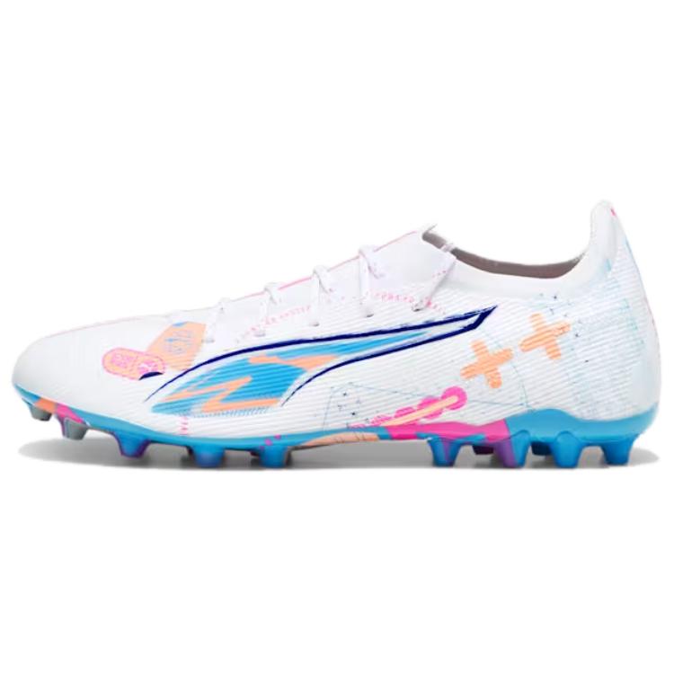 PUMA Ultra 5 Collection MG Multi Ground Soccer Shoes Unisex White