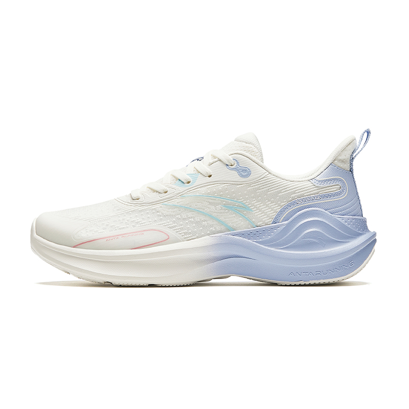 Anta Ling Yun 3 Slip Resistant, Abrasion Resistant, Lightweight Low Top Casual Running Shoes Women's Blue
