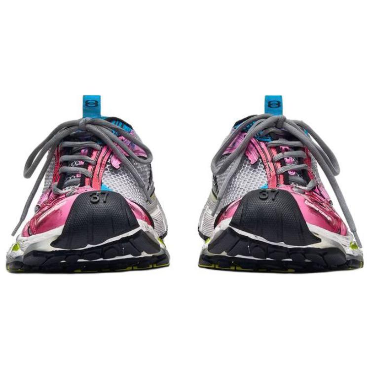 Balenciaga Stapler Low-Top Chunky Sneakers Women's Multicolor