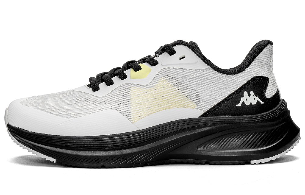 Kappa Cushioning And Breathable Low top Running Shoes Unisex Black