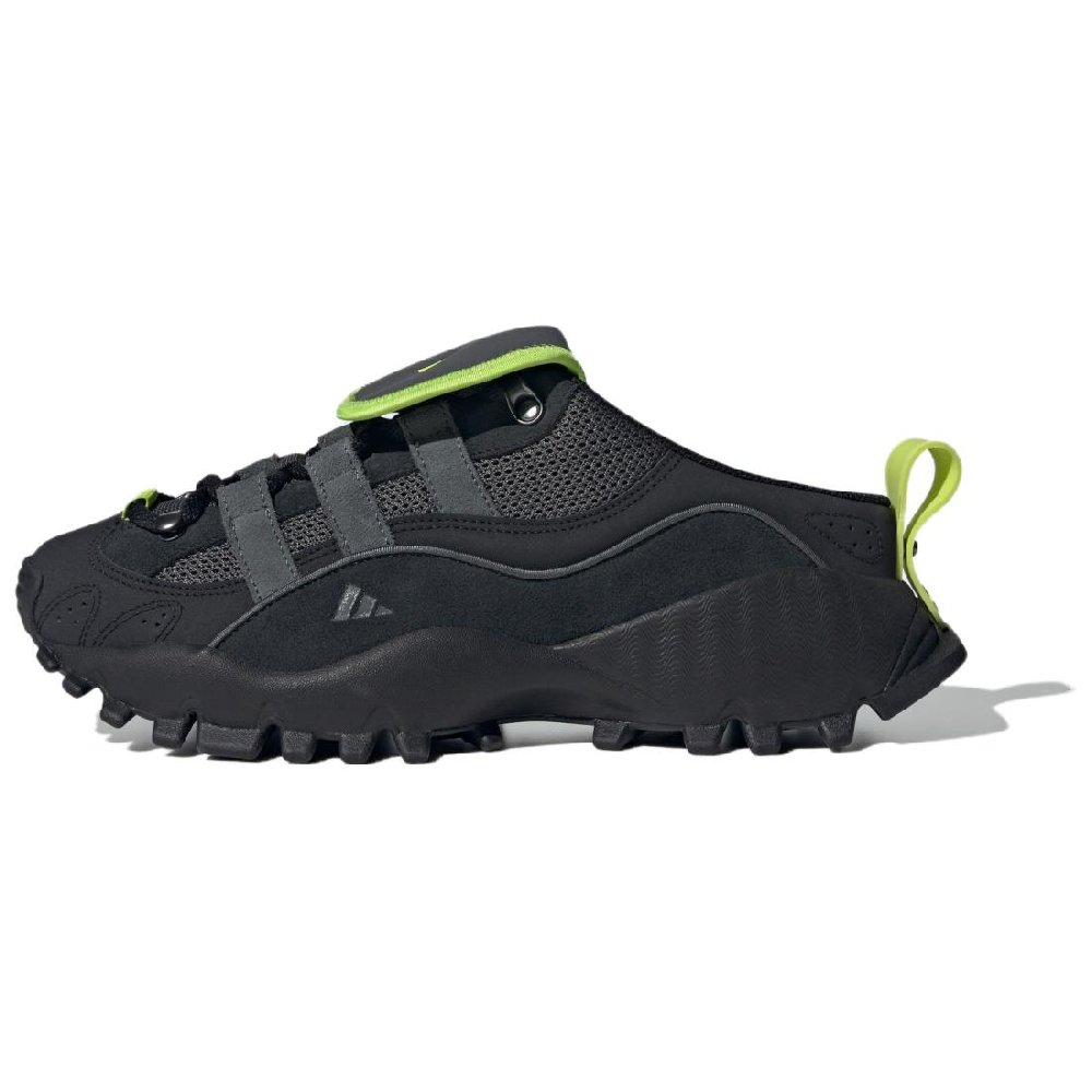 Adidas SEEULATER MULE Abrasion-Resistant Slip-Resistant Wrap-toe Slippers Unisex Black