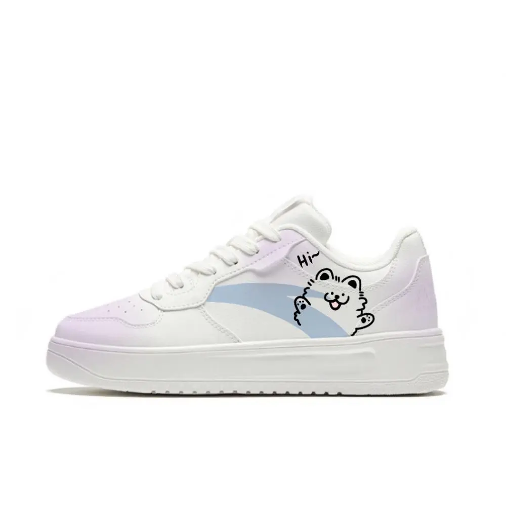 ANTA Relaxed Skateboard Shoes Unisex Low top Purple