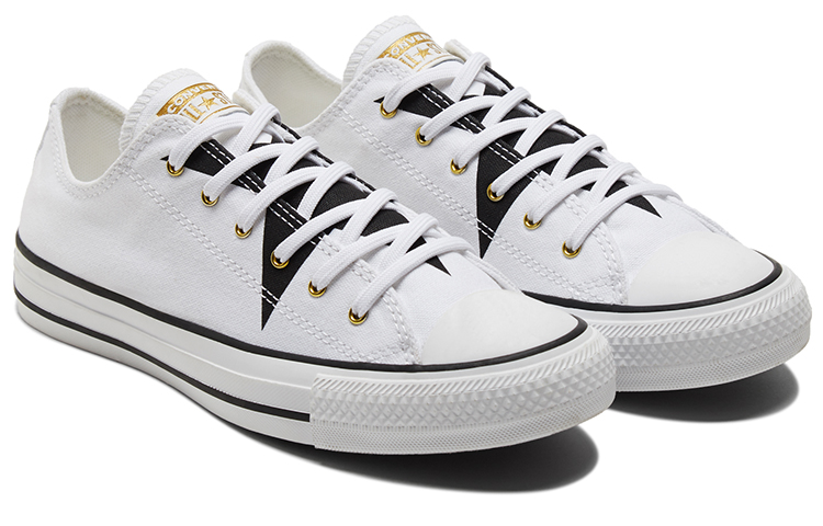 Converse Chuck Taylor All Star Low Top Canvas Shoes White/Black купить в интернет-магазине Yoocart с быстрой доставкой по России.