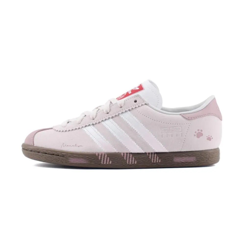 Adidas Originals Stadt Cute Paw Abrasion Resistant Low top German Army Trainers Unisex Pink