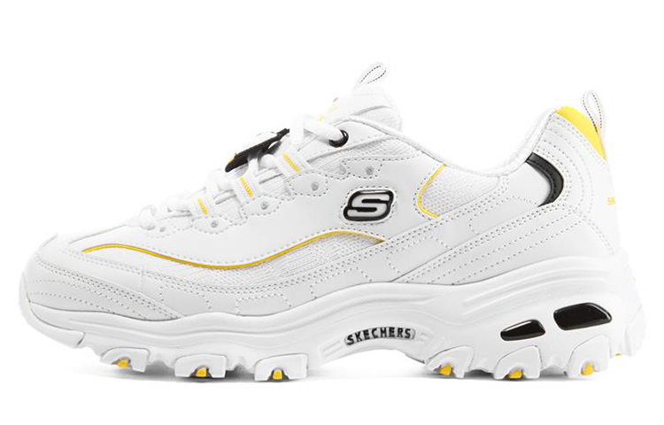 Skechers D'Lites 1.0 'White Yellow' Women's