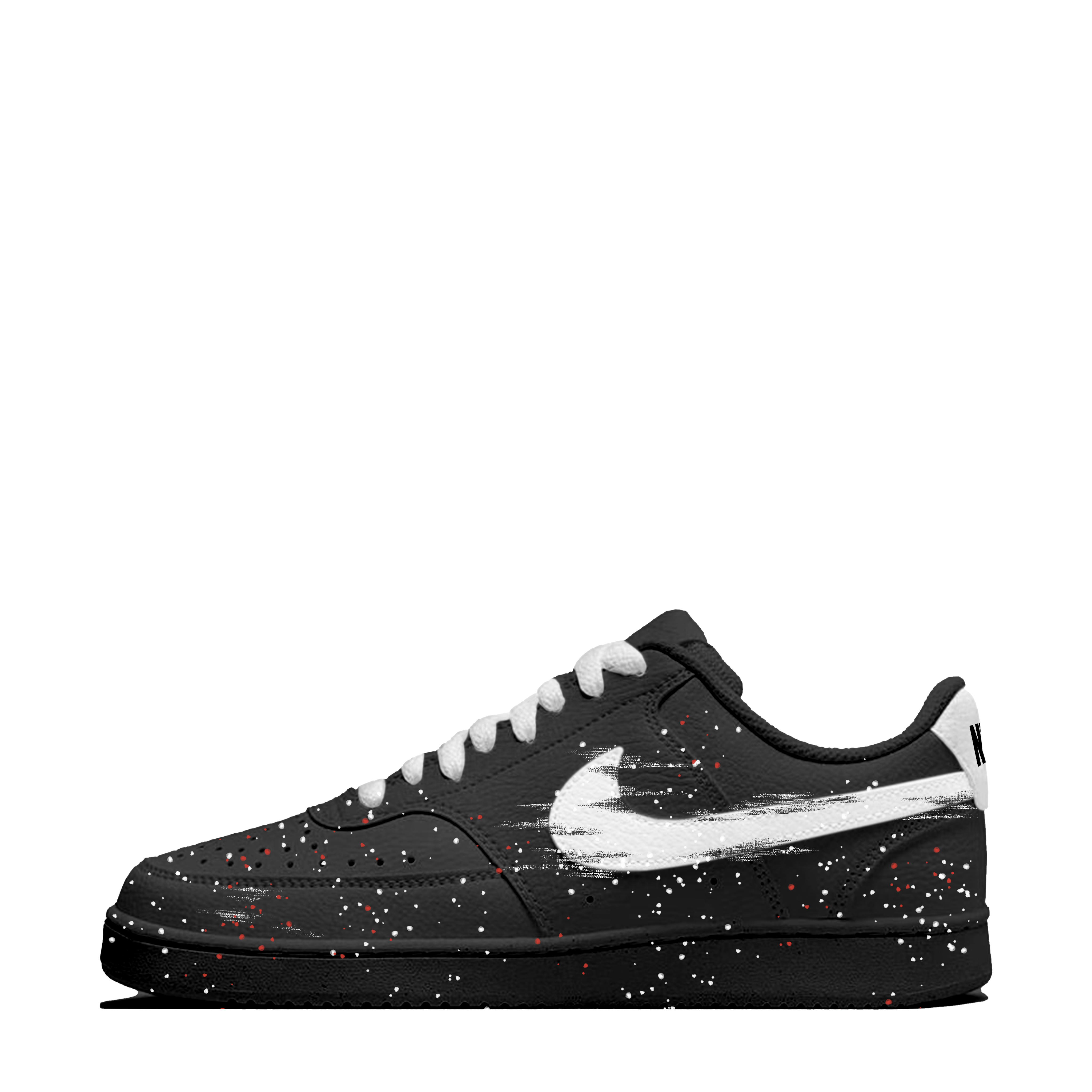 Nike Court Vision 1 Fault Waterproof Cushioning Abrasion Resistant Low top Skateboard Shoes Unisex