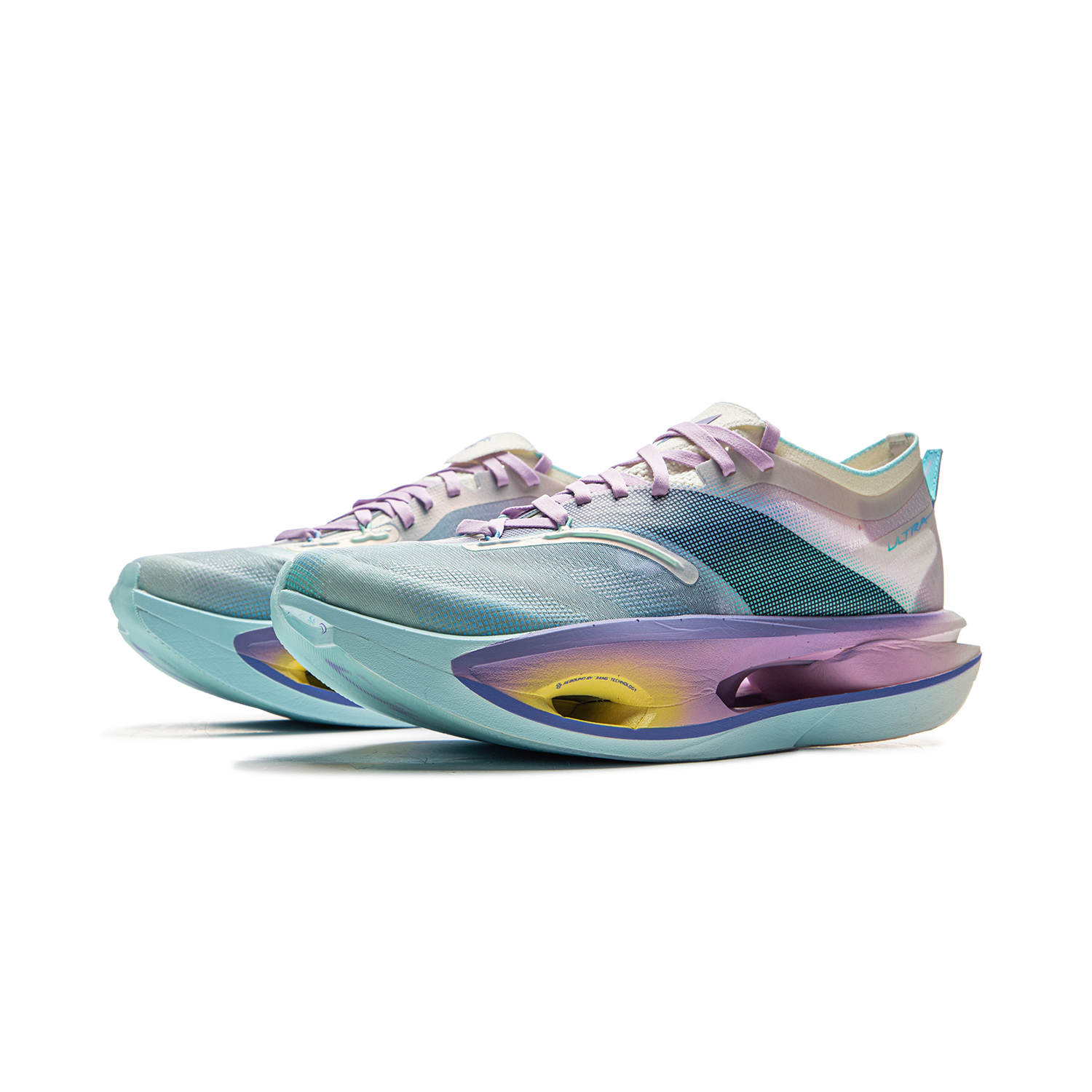 LiNing Feidian 5 ULTRA Cushioning, Slip Resistant, Rebound Low Top Running Shoes Unisex Blue Purple купить в интернет-магазине Yoocart с быстрой доставкой по России.