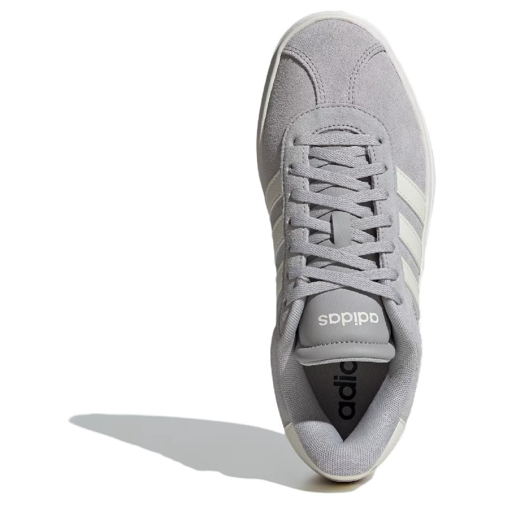 Adidas Neo Vl Court BOLD Cushioning, Wear Resistant Low Top Skateboard Shoes Women's White Gray