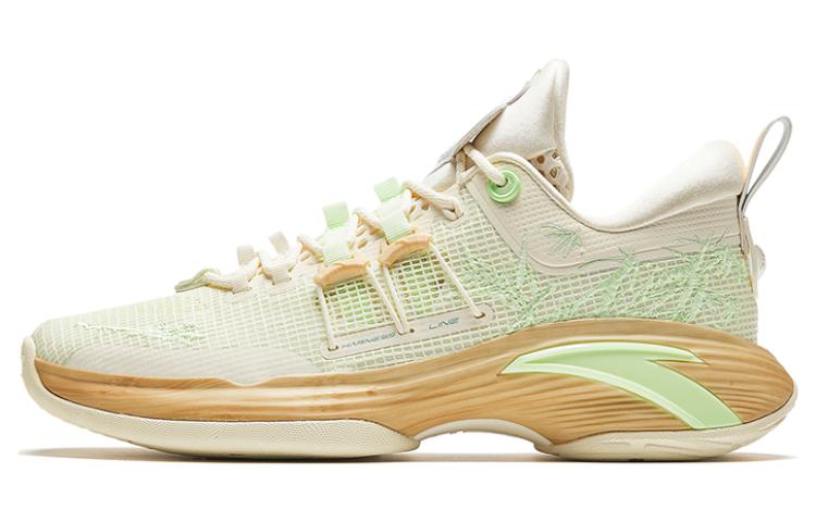ANTA Basketball Shoes Men's Low top Green/Brown