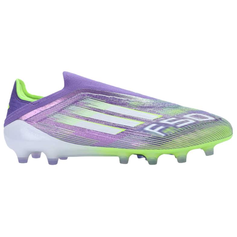 Adidas F50 ELITE Artificial Ground Slip Resistant And Abrasion Resistant Coverage Soccer Shoes Unisex Purple